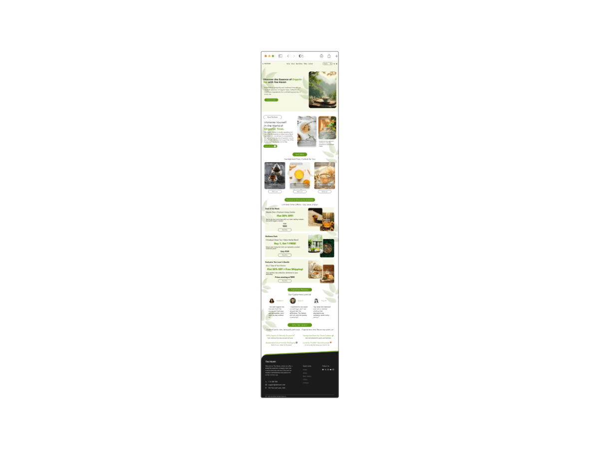 Tea Haven next steps
