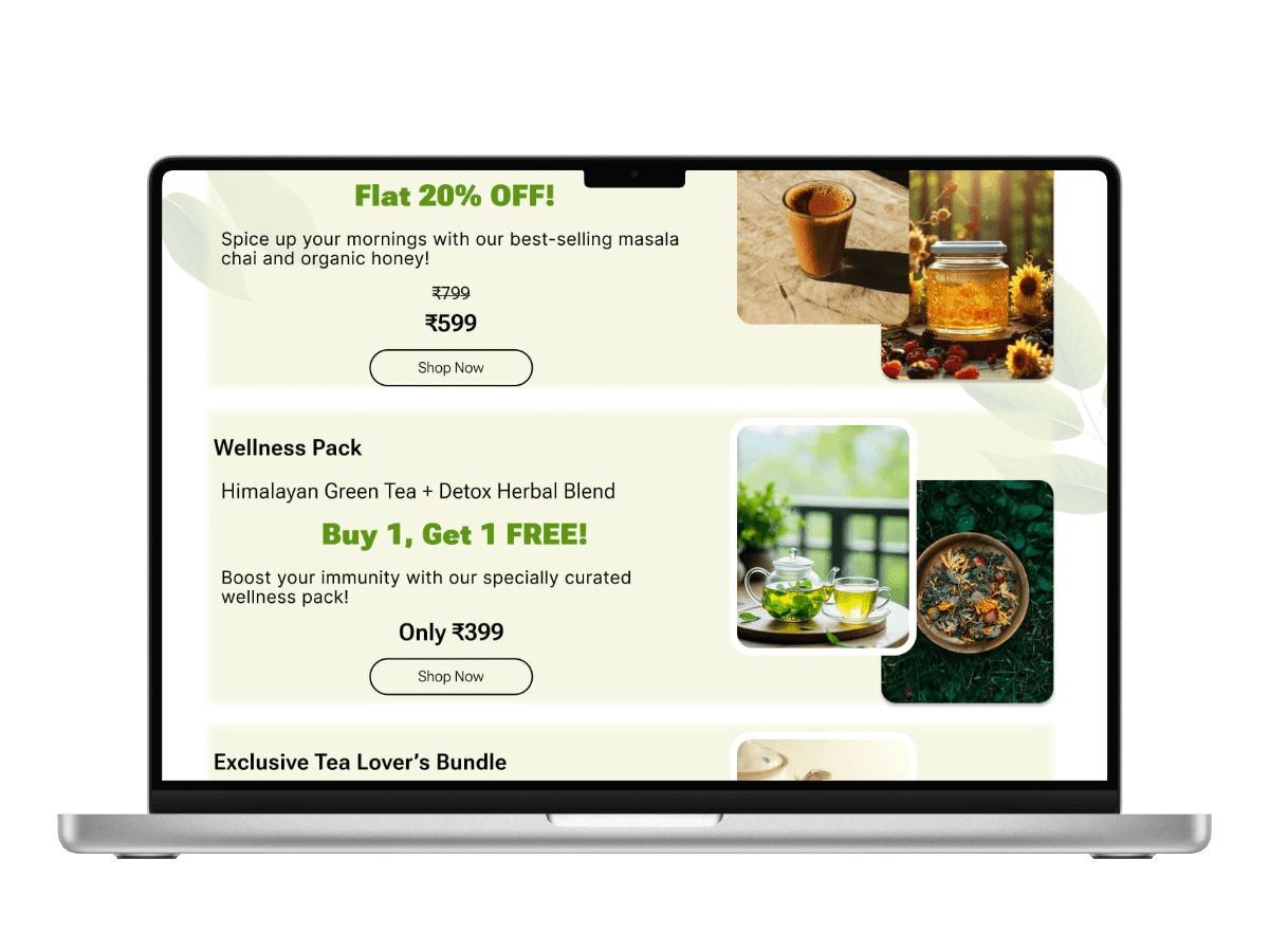 Tea Haven outcome 3