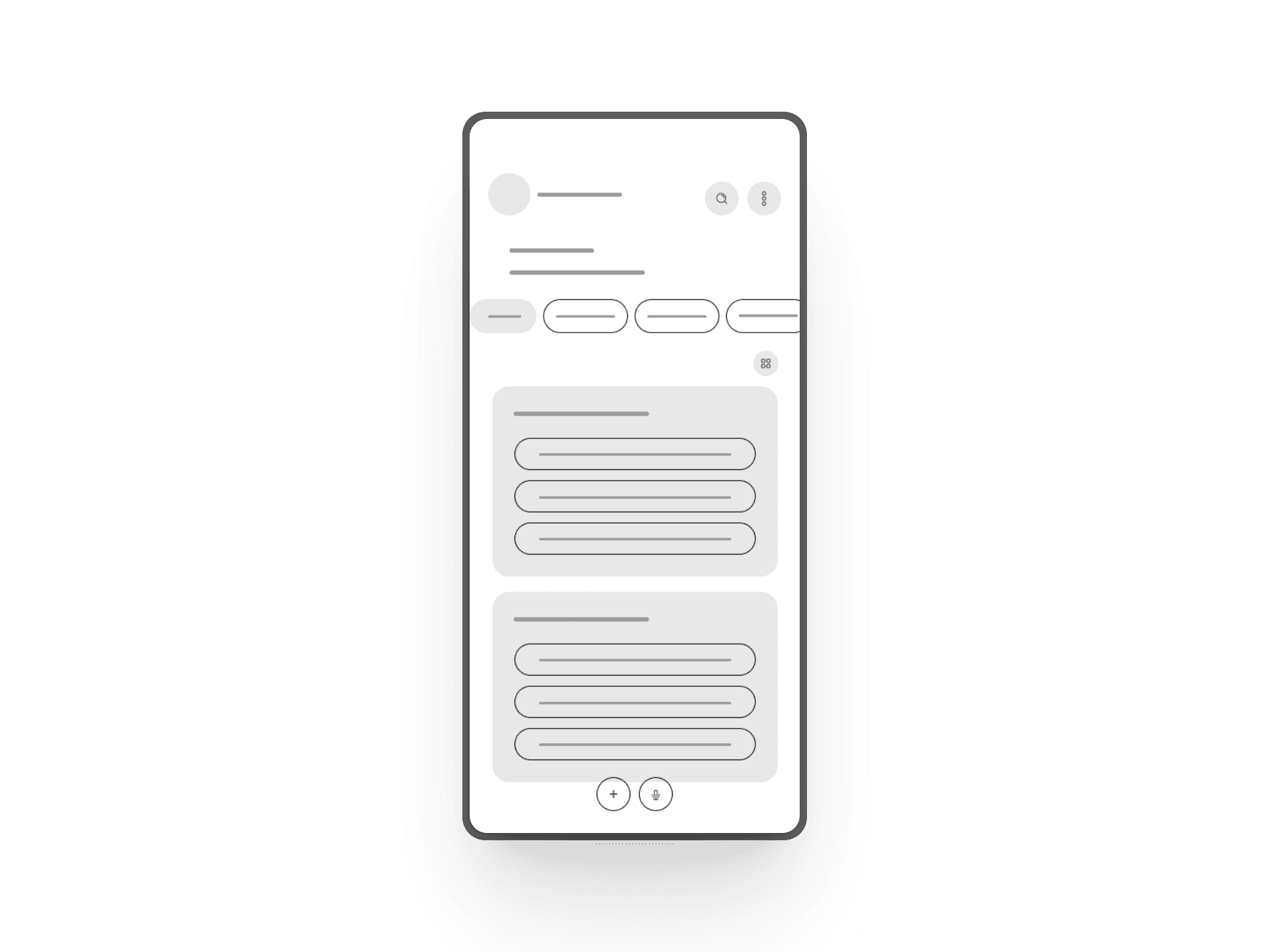 Notes app showing clean layout