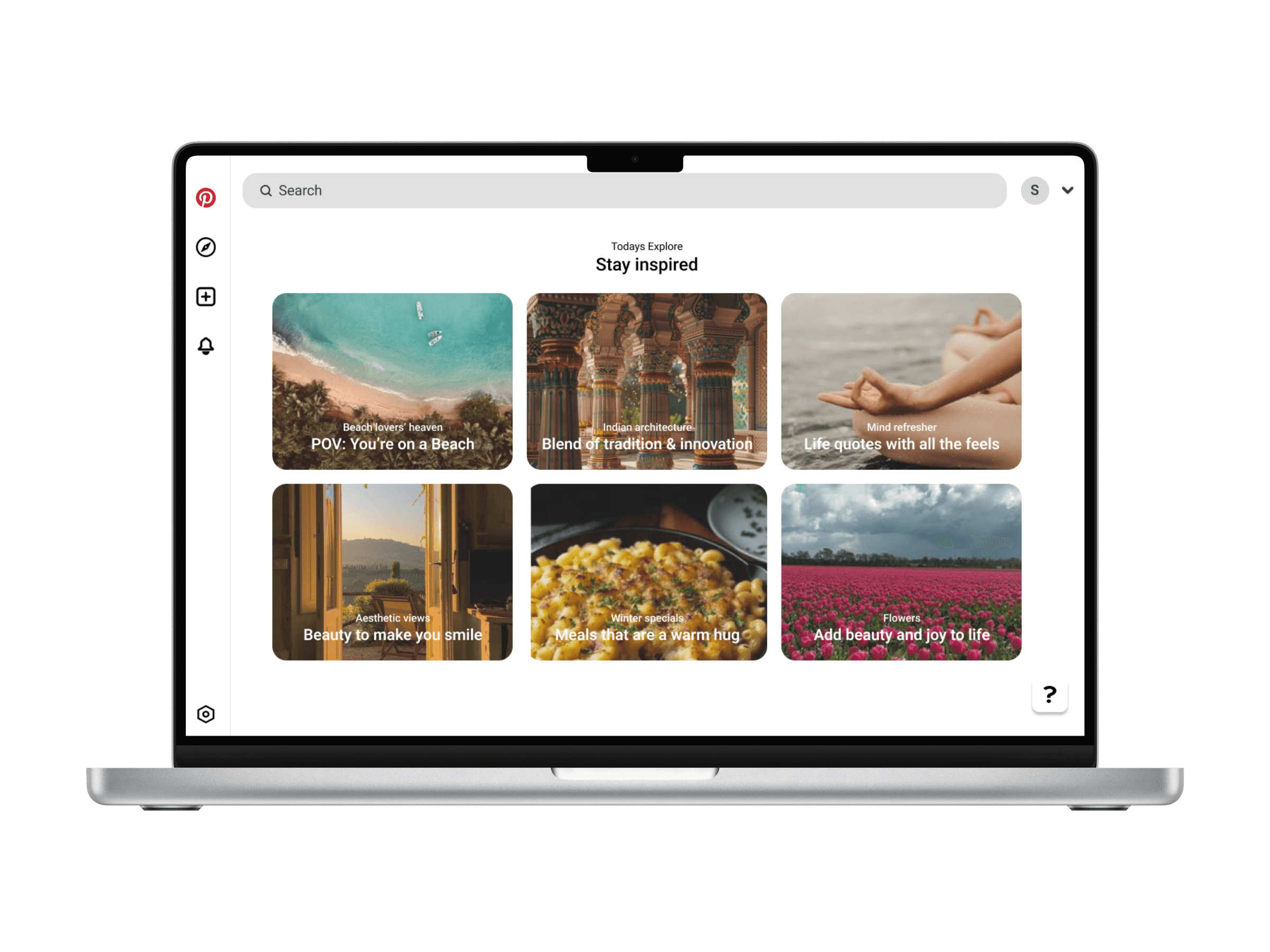 Pinterest clone final design 2
