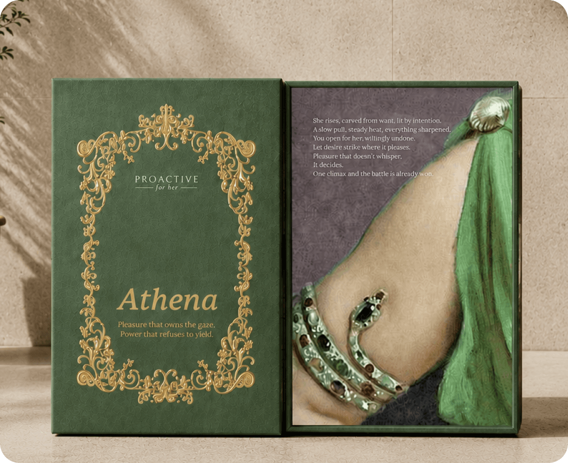 Athena box, open