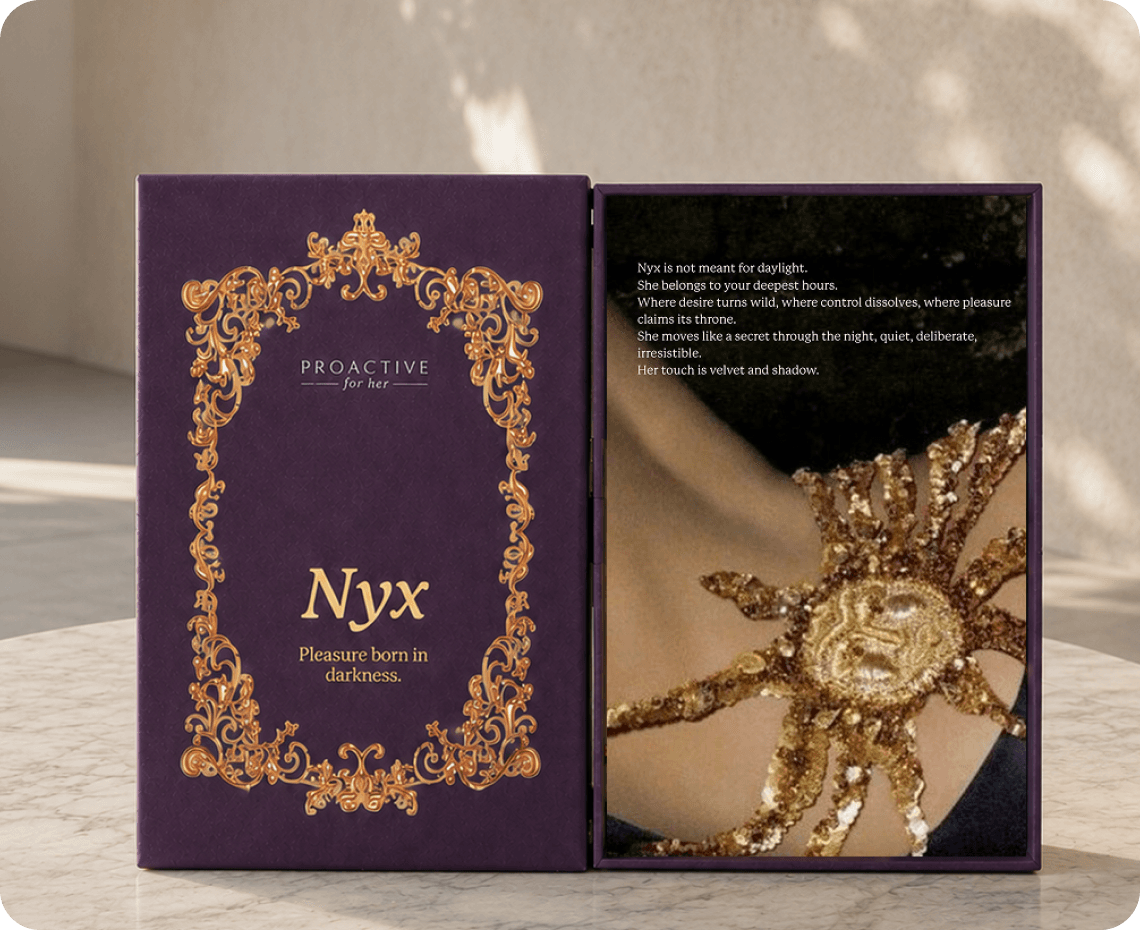 Nyx box, open