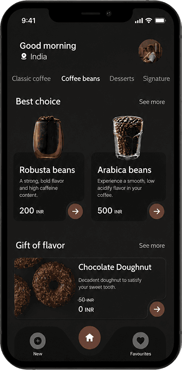 Coffee beans category