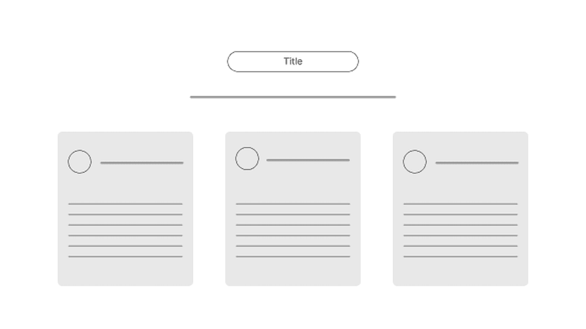 Collection page wireframe