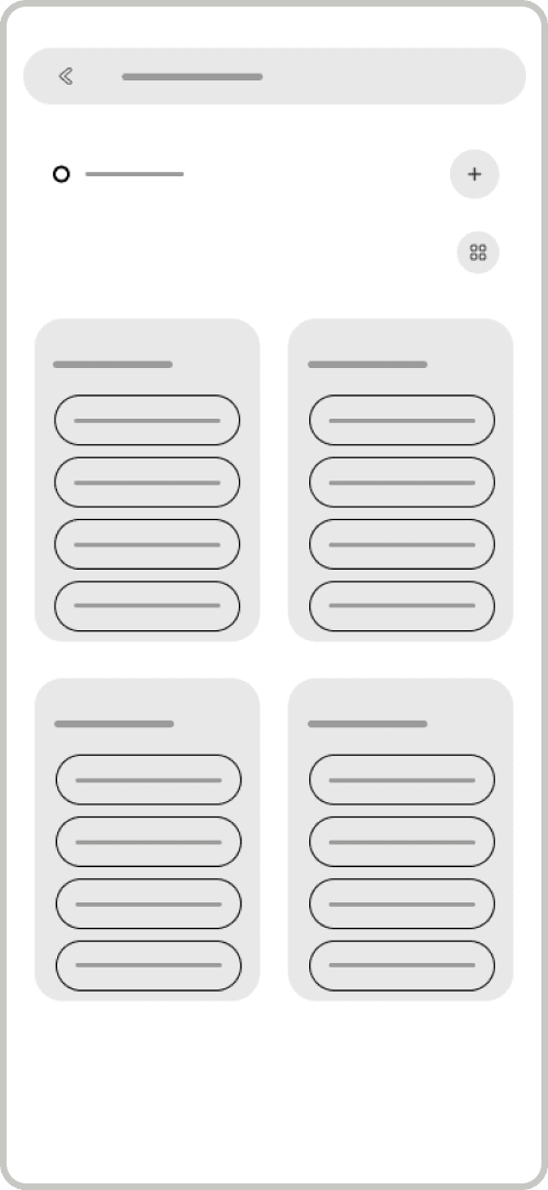 Note editor wireframe